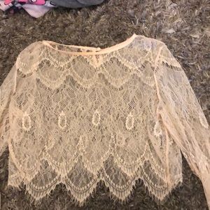 Lace long sleeve